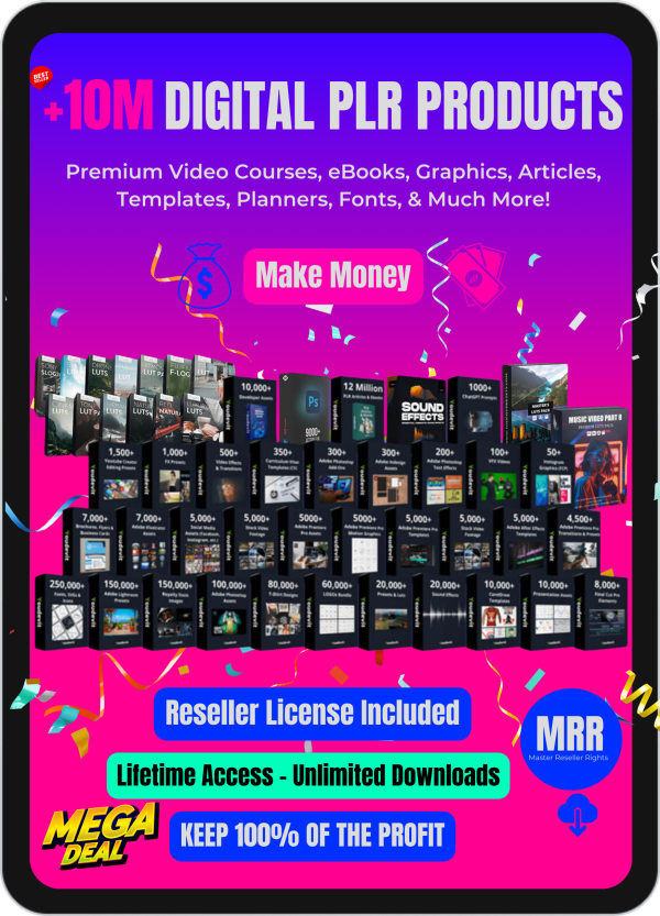 10 Million+ PLR & MRR Digital Products Resell Vault – Lifetime Access - Image 5