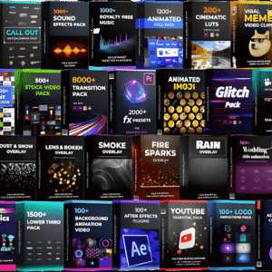 2000GB VIDEOS EDITING PACK BY MASTER CLASS
