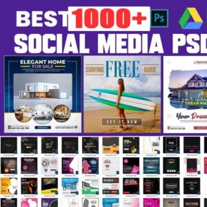 FREE 1000 PSD BANNER