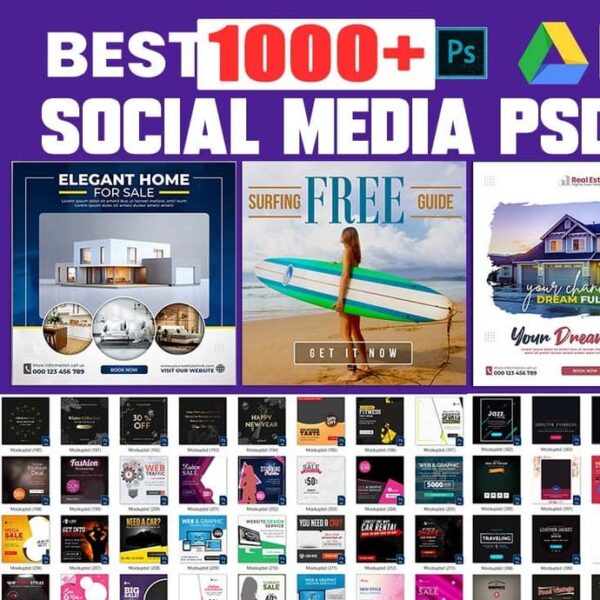 FREE 1000 PSD BANNER
