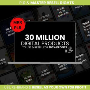 ✨ ৩০ মিলিয়ন+ ডিজিটাল পণ্যসহ বিশাল MRR/PLR বান্ডেল | ১০০% প্রফিটে নিজের বিজনেস শুরু করুন! ✨